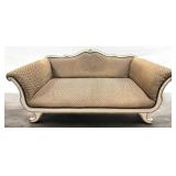 Louis XV Style Settee - Cream Painted Wood Frame