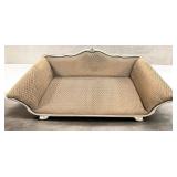 Louis XV Style Settee - Cream Painted Wood Frame