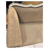 Louis XV Style Settee - Cream Painted Wood Frame