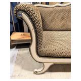 Louis XV Style Settee - Cream Painted Wood Frame