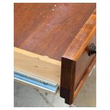 Winners Only Desk - Double Pedestal Office Desk with Center Pencil Drawer & Storage