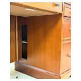 Winners Only Desk - Double Pedestal Office Desk with Center Pencil Drawer & Storage