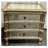 Hooker Furniture Mirror Panel 3-Drawer Bedside Chest -#2
