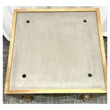 Indonesia Coffee Table with Curved Cutout Legs