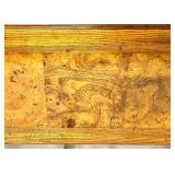 Heritage by Drexel 3-Piece Console Table Set with Cane Lower Shelves & 3-Drawer Chest