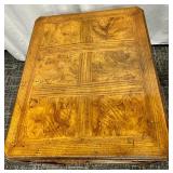 Heritage by Drexel 3-Piece Console Table Set with Cane Lower Shelves & 3-Drawer Chest