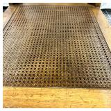 Heritage by Drexel 3-Piece Console Table Set with Cane Lower Shelves & 3-Drawer Chest