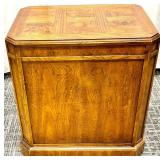 Heritage by Drexel 3-Piece Console Table Set with Cane Lower Shelves & 3-Drawer Chest