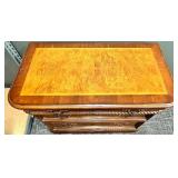 Aspenhome Burl Wood 3-Drawer Dresser with Rope Edge & Ornate Handles