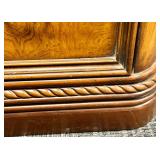 Aspenhome Burl Wood 3-Drawer Dresser with Rope Edge & Ornate Handles