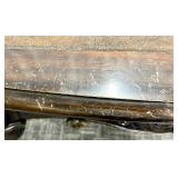 Hooker Furniture Console Table - Leather Inlay Top, Carved Apron & Cabriole Legs