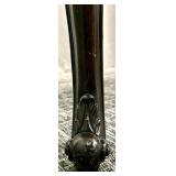 Hooker Furniture Console Table - Leather Inlay Top, Carved Apron & Cabriole Legs