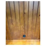 Pottery Barn Teen Beadboard 2-Shelf Bookcase Chestnut Made in Vietnam Date 09-2017