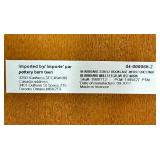 Pottery Barn Teen Beadboard 2-Shelf Bookcase Chestnut Made in Vietnam Date 09-2017