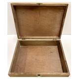 Beekeeper Supply Co. Sign & Birdhouse & Peach Roses in Glass Vase