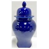 Creative Co-Op Chad Barrett Blue & White Ceramic Ginger Jar & Canister Set - 3-Piece