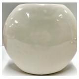 Gold Anchor Sculpture - White Ceramic Ship Wheel Vase - Gold Trophy Cup