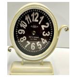 Tozai Home Marble Swirl Vase & Chef Le Normand Mantel Clock - Est 1902