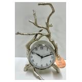 Clock with Antler Branch Stand & 2 Wooden Frames - Handcrafted in India