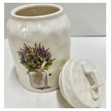 Ceramic Lavender & Bee Canisters - 3-Piece Set