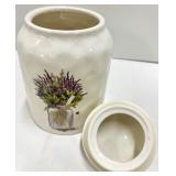 Ceramic Lavender & Bee Canisters - 3-Piece Set