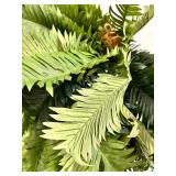 8 Tropical Plant Arrangement - Palm Fronds & Variegated Leaves