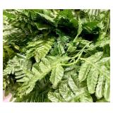 9 Fern Fronds & Decorative Indoor Houseplant Foliage - Green Cluster
