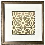 Geometric Interlocking Circles - Framed Wall Art