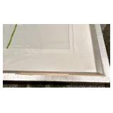 Blue Hydrangea Floral Wall Art - Framed Print in Silver Frame