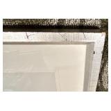 Blue Hydrangea Floral Wall Art - Framed Print in Silver Frame