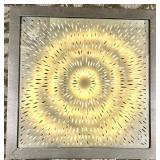 Brass Sunburst Pattern Vent Cover Grille - Decorative Wall Register