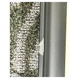 Chrysler Building NYC Print Framed Art with New York Stamp Detail, Gold Mat