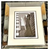 Framed Black & White NYC Cityscape Photograph - Signed Print