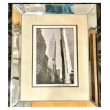 Empire State Building Cityscape Photo - Framed Print Signed