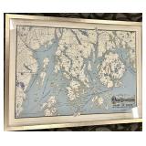 Map of Mount Desert Island & the Coast of Maine - Boston & Maine Railroad