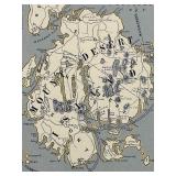 Map of Mount Desert Island & the Coast of Maine - Boston & Maine Railroad