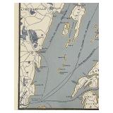 Map of Mount Desert Island & the Coast of Maine - Boston & Maine Railroad