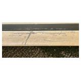 Abstract Wall Art - Framed Vertical Blue Gray Composition