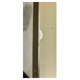 Abstract Wall Art - Framed Vertical Blue Gray Composition