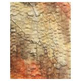 Seascape Canvas Painting - Coastal Boat at Shore, Framed