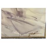 Figure Study - Nude Back, Framed Art, Signed - #2