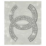 Chanel Wall Art Print - Interlocking CC Logo Framed Artwork