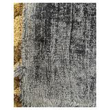 Capel Glacier 5 ft x 8 ft Rug - Midnight Blue - 100% Viscose - Made in India 5