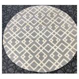 New Port Collection NP 20 Granite Round Wool Rug 8