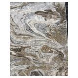 Nourison Marble Swirl Area Rug - Abstract Beige Ivory Taupe Modern Design 7