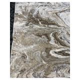 Nourison Marble Swirl Area Rug - Abstract Beige Ivory Taupe Modern Design 7