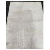 Chanda Modern Rugs - Cream Shag Area Rug, 100% Polypropylene - 7