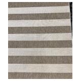 Striped Rug - Beige & Brown 7