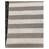 Striped Rug - Beige & Brown 7