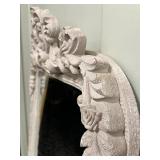 Ornate Rococo Mirror Frame with Crest Top